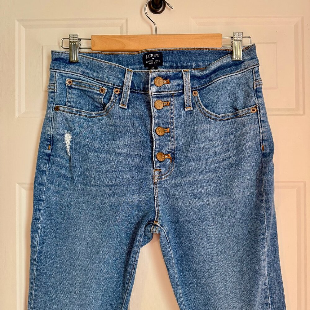 JCrew 10" High Rise Skinny | 28